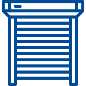 Empresa 1 icono persiana azul