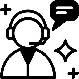 Presupuestos 1 icono servicio negro