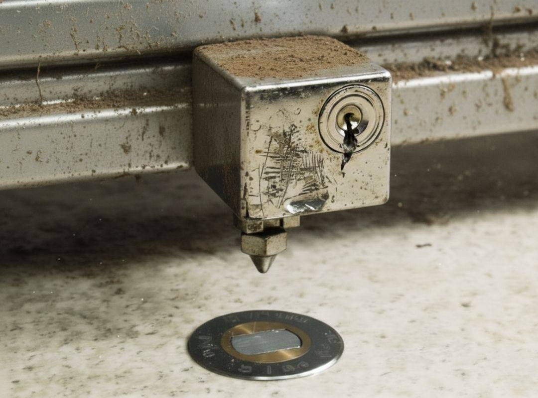 imagen cerradura forzada